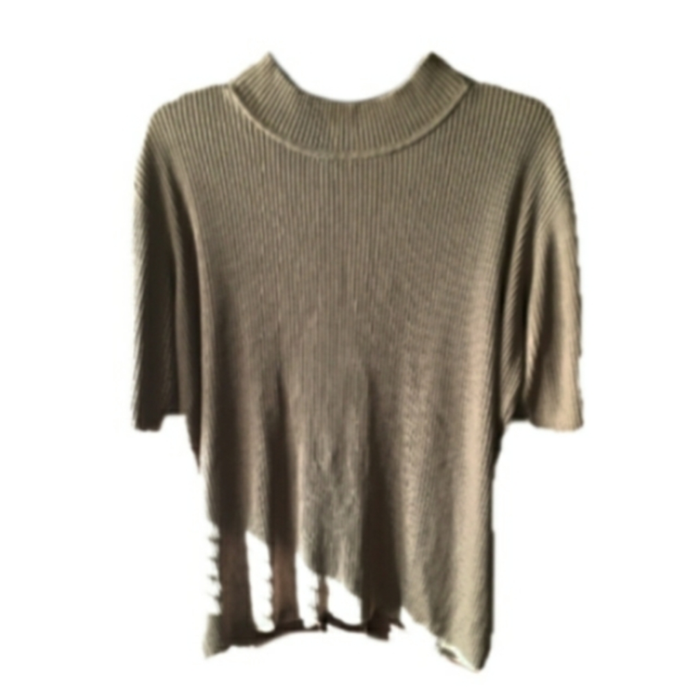*90's Ribbed Mockneck Sweater